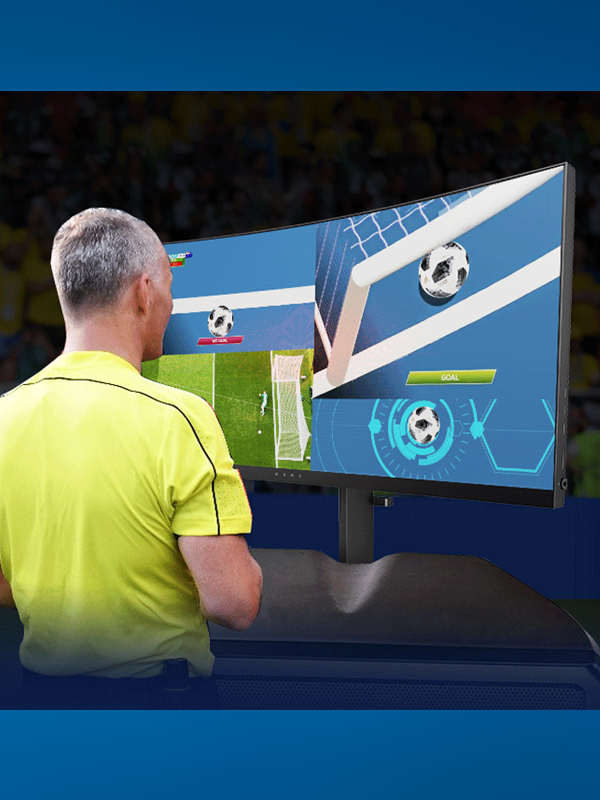 Video Assistant Referee (VAR) at the FIFA World Cup ITW Global